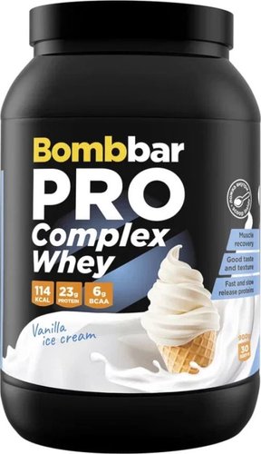 Bombbar Pro Complex Whey (900 г, ванильное мороженое)