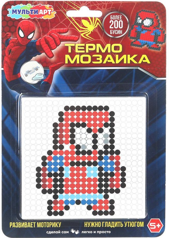 

Развивающая игра MultiArt Термомозаика Спайдер IB400-120522