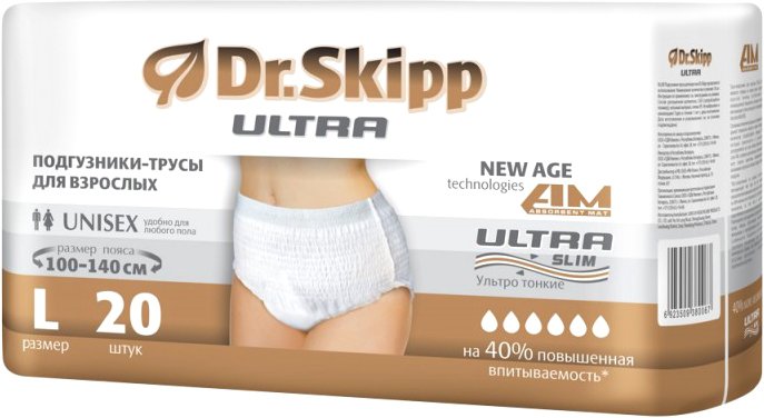 

Послеродовые трусы Dr.Skipp Ultra L (20 шт)
