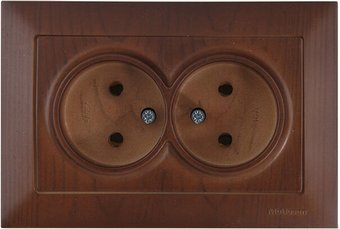 Розетка Mutlusan Daria 2120 203 0257 (орех)