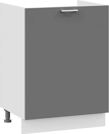 

Шкаф напольный Трия Габриэлла 1Н6М с одной дверью (белый/титан)