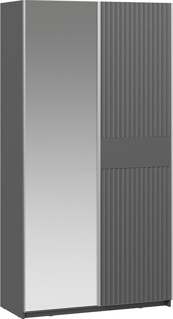 

Шкаф-купе Трия Оскар Тиффани Т2 1200 282719 ( серебро/серый графит/графит матовый)