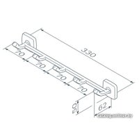 Крючок для ванны AM.PM Gem A9035900