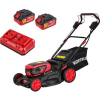Газонокосилка Wortex CLM 4536-4 XLT Set 2334160 (с 2-мя АКБ)