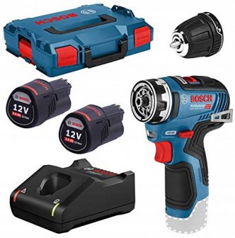 

Дрель-шуруповерт Bosch GSR 12V-35 FC 06019H3001 (с 2-мя АКБ, кейс)