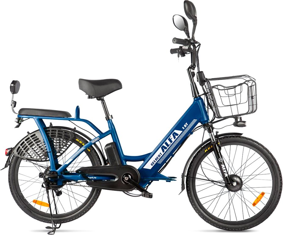 

Электровелосипед Gelbert ALFA 1 ST (синий)