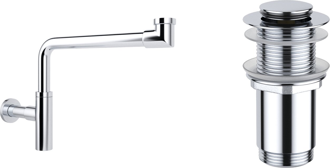 

Сифон Wellsee Drainage System 182124002 (сифон, донный клапан, хром)