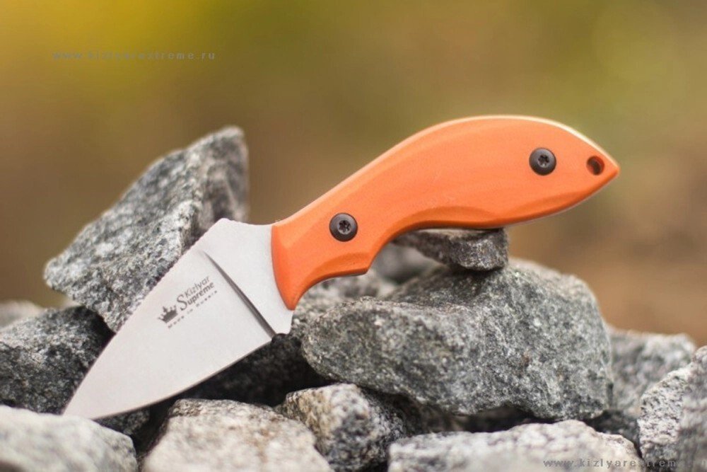 Нож Kizlyar Supreme Hammy Niolox StoneWash G10