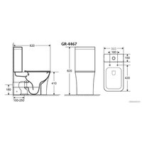 Унитаз напольный Grossman GR-4468S