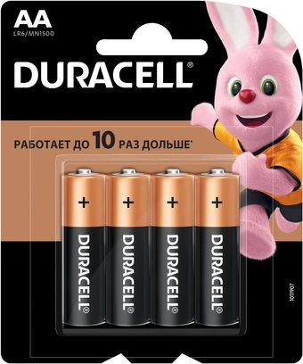 Батарейка DURACELL LR6/MN1500 AA 4 шт.