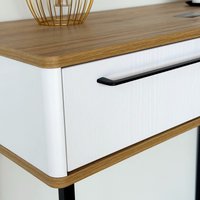 Туалетный столик без зеркала Shtabe Royal 5211 эко (дуб кантри/черный/р.черная)