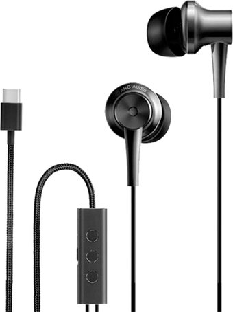 Xiaomi Mi ANC & Type-C In-Ear Earphones JZEJ01JY (темно-серый/черный)