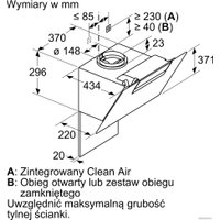 Кухонная вытяжка Bosch Serie 2 DWK67EM60
