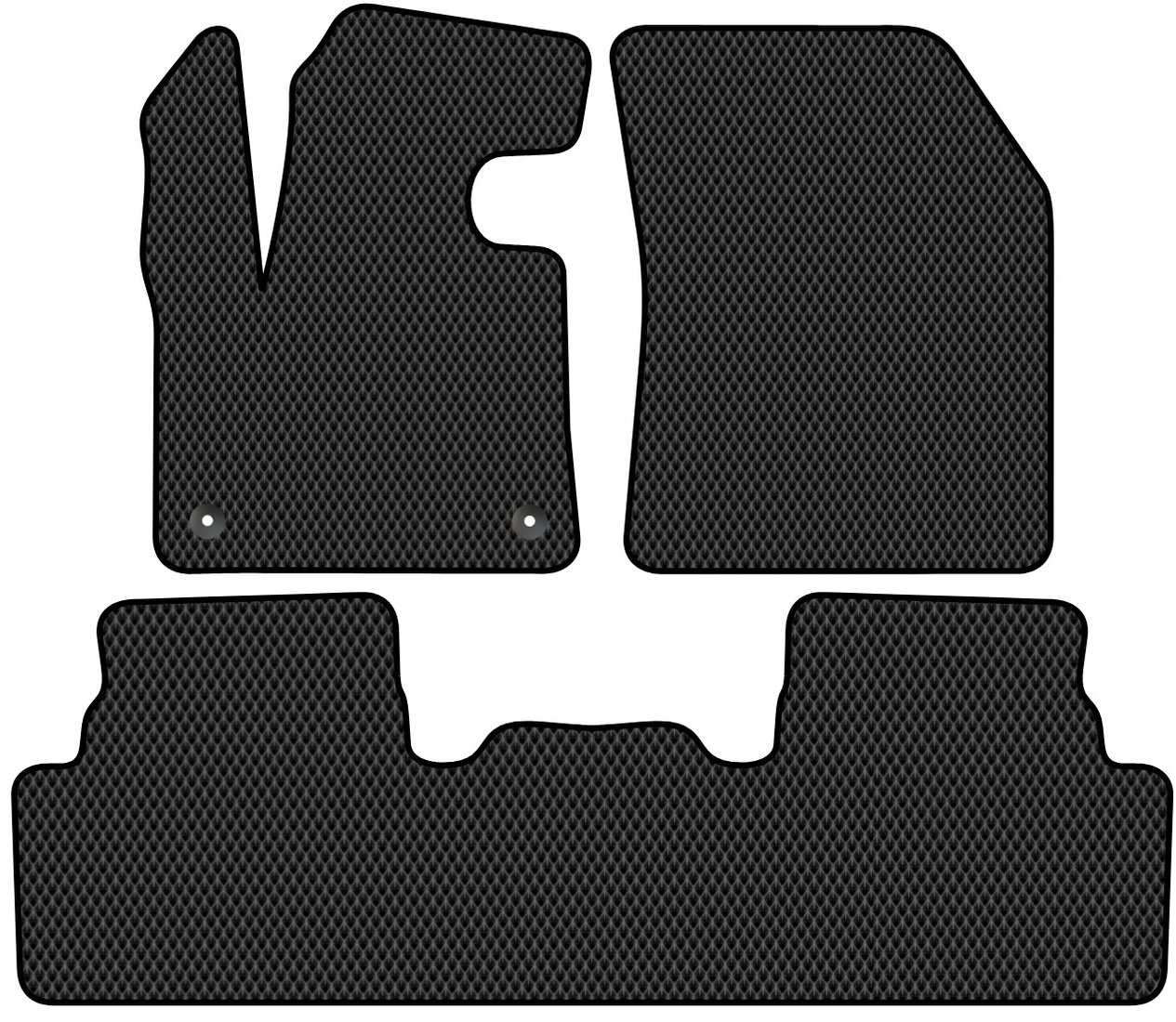 

Комплект ковриков для авто Alicosta Peugeot 4008 II (suv / 2 рестайлинг, гибрид) 2023 - Н.В. (черный, ромб)