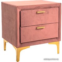 Тумба Signal Monako Velvet (bluvel 52, античный розовый/золотой)