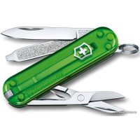 Мультитул Victorinox Classic SD Transparent (зеленый)