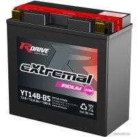 Мотоциклетный аккумулятор RDrive eXtremal Iridium YT14B-BS (12 А·ч)