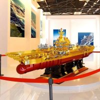 Конструктор Zhe Gao GZ8888 Золотая коллекция Китайский авианосец