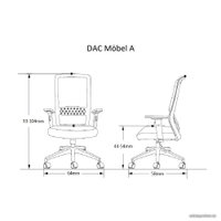Офисное кресло DAC Mobel A (черный)