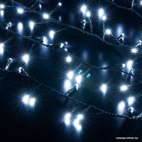 Светодиодная гирлянда Евросвет Мишура 400-004 a056072 (холодный белый)