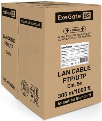 ExeGate UTP4-C5e-CU-S25-IN-PVC-GY-305 UTP