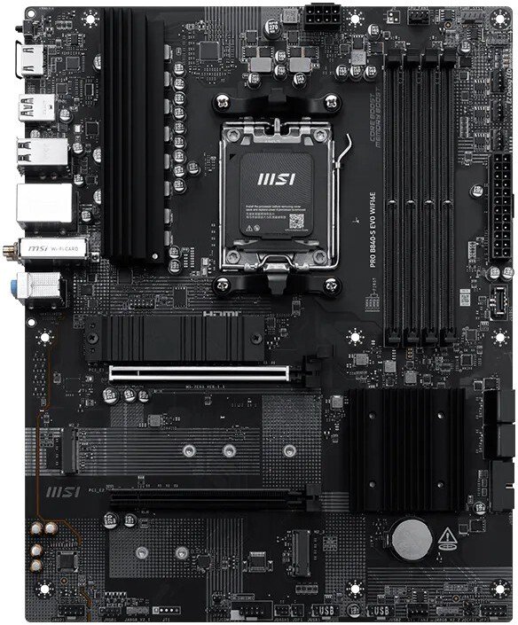 

Материнская плата MSI Pro B840-S Evo WiFi6E