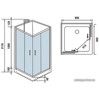 Душевая кабина WeltWasser WW500 Laine 901