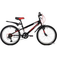 Детский велосипед Novatrack Racer 20 20SH6V.RACER.BK20 (черный/красный, 2020)