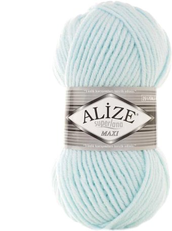 Alize Superlana Maxi 522 (100 м, светлая мята)