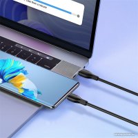 Кабель Baseus Pudding Series Fast Charging Cable 100W USB Type-C - USB Type-C (1.2 м, черный)