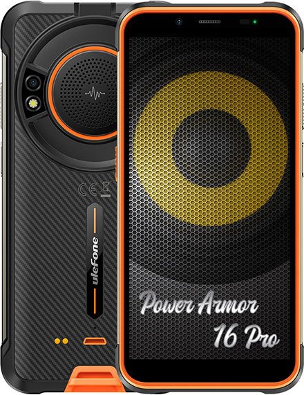 

Телефон Ulefone Power Armor 16 Pro (оранжевый)