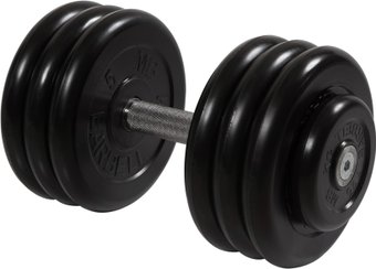 Гантель MB Barbell Профи 33.5 кг (вращающаяся ручка)