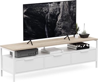 Crafto Фрида 03 1540x400x470 (белый/каштан)