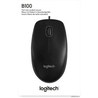 Мышь Logitech B100 (графит)