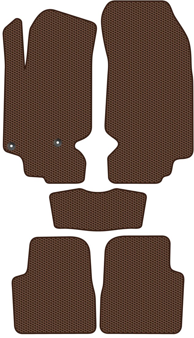 

Комплект ковриков для авто Alicosta Peugeot 2008 (U) II (suv) 2019 - Н.В. (коричневый, сота)