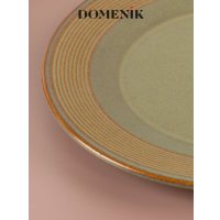 Тарелка обеденная Domenik Helezone Green DMD082