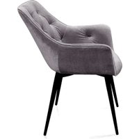 Стул с подлокотниками Ваш день Archi Barkhat 27 (серый)