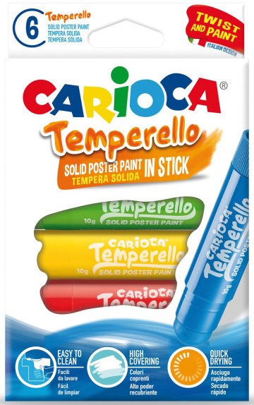 

Гелевые мелки Carioca Temperello 42739 (6 шт)