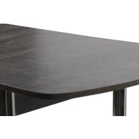 Кухонный стол ВВР ЛДСП Раздвижной (камень темный/прямое хром)