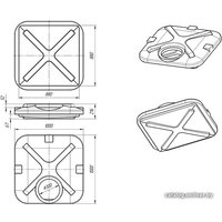 Бак ЭкоПром Rostok 110 л (с подогревом)