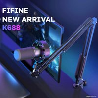 Проводной микрофон FIFINE K688 (черный)