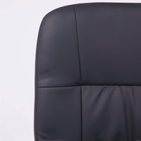 Офисное кресло AksHome Leonidas (пластик/кож.зам, черный)