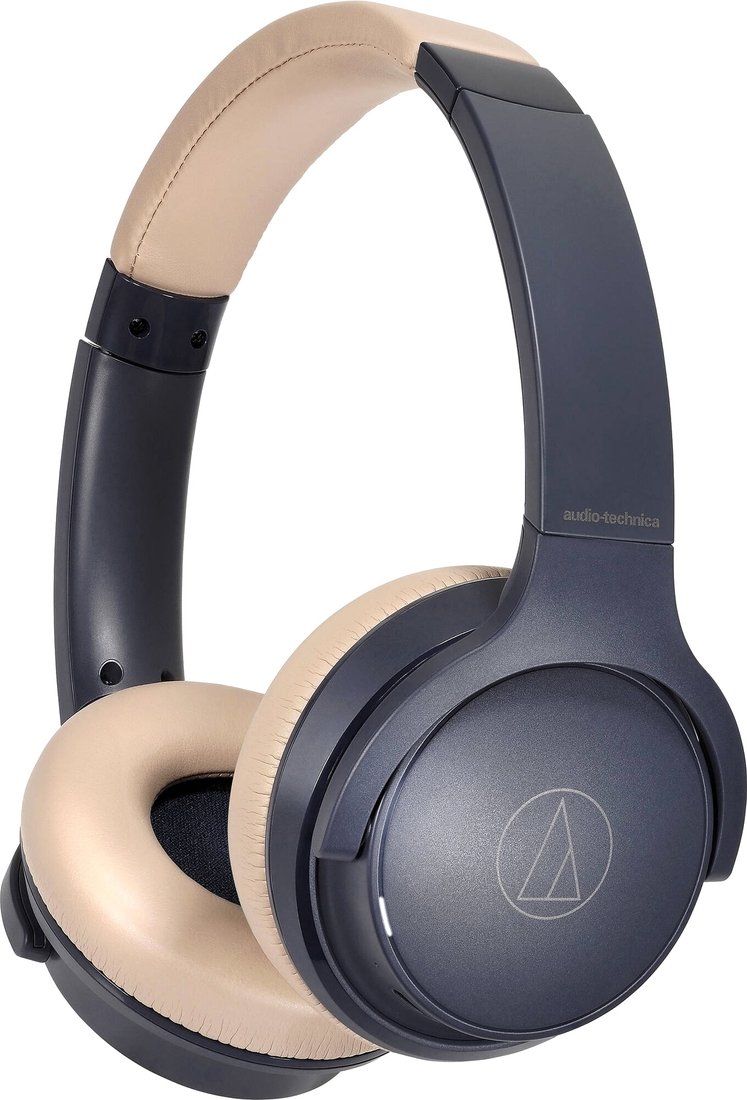 

Наушники Audio-Technica ATH-S220BT (темно-синий/бежевый)