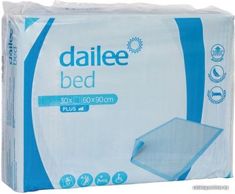 Пеленки Dailee Bed Plus 60x90 см (30 шт)