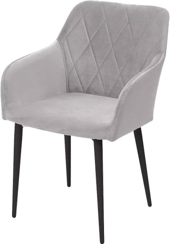 Стул M-City Nevis поворотный 631M05503 (Tender Way80 серый шенилл/Odin18 темно-серый/черный)