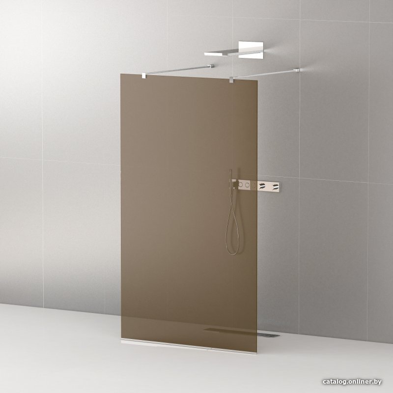Душевая стенка Cezares LIBERTA-L-2-100-120-BR-Cr