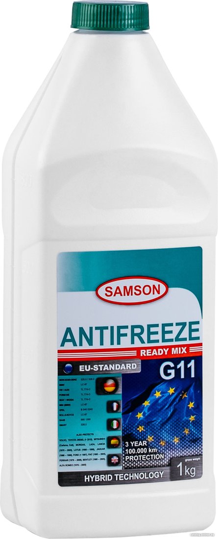 Антифриз Samson EU-STANDARD G11 Ready Mix 1кг