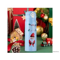 Термос Perfecto Linea 27-225466 0.5 (санта, голубой)