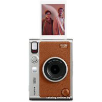 Фотоаппарат Fujifilm Instax Mini Evo (серебристый/коричневый) в Гомеле