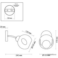 Бра Lumion Paige 4519/1W